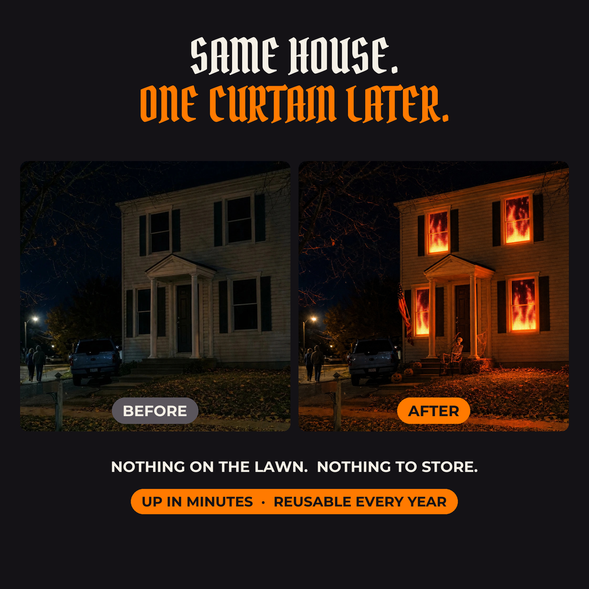 Boolume™ Smart Pixel Curtain Lights