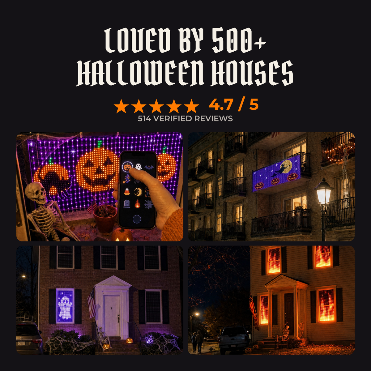 Boolume™ Smart Pixel Curtain Lights